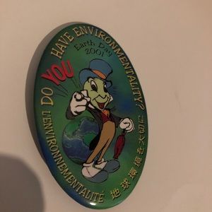 Earth Day Disneyland Disney Button Pin